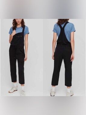 ARITZIA Wilfred Valletta Black Overalls Jumpsuit